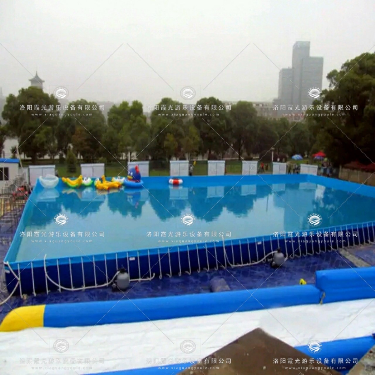 张北支架游泳池